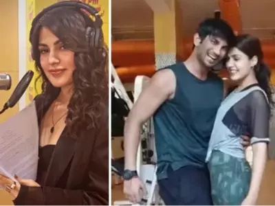 Two years following Sushant Singh Rajput's death, Rhea Chakraborty is back at work. She was recording at a radio studio.