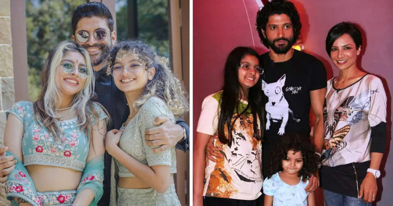 Farhan Akhtar's Daughters Akira And Shakya Beam With Joy At Father's ...