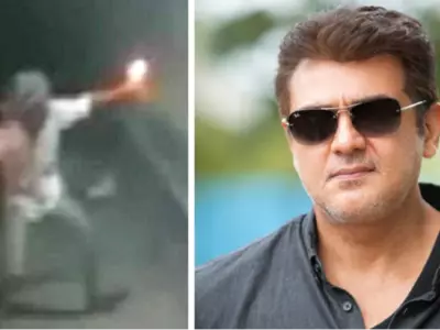 Petrol Bomb Thrown At Superstar Ajith's Fan Outside Theatre Showing Valimai Leaving Him Injured