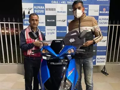 assam man buys dream scooter with savings coins