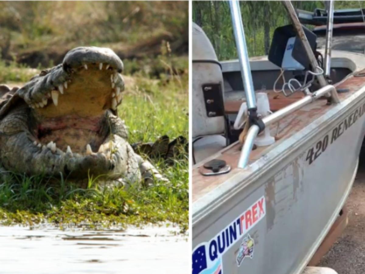 Giant Crocodile Jumps Into Fisherman's Boat » Explorersweb