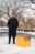 german artists unveils 186 kg gold cube in new york central park 