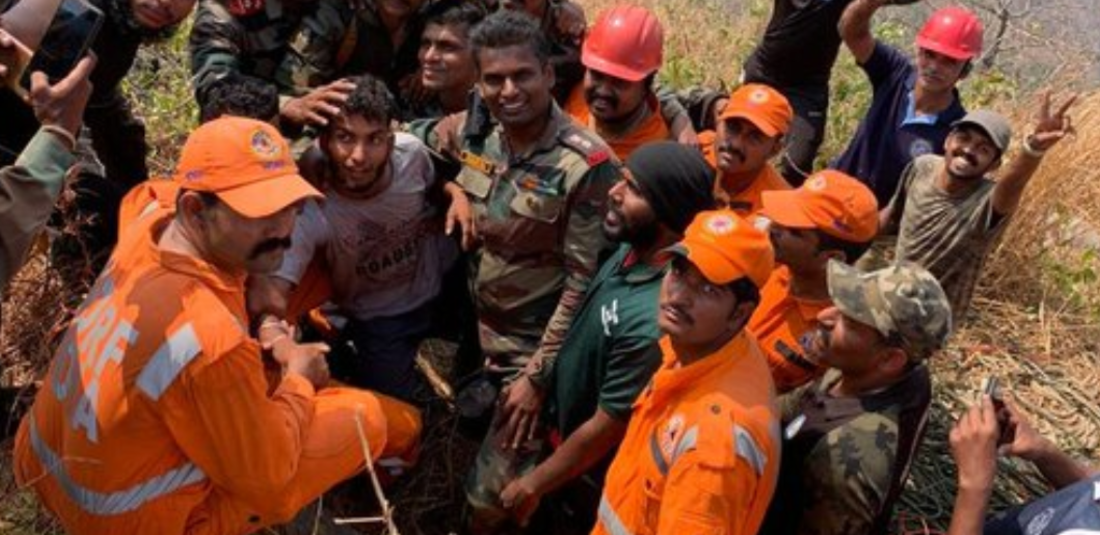 man stuck on kerala hill for two days rescued by army 