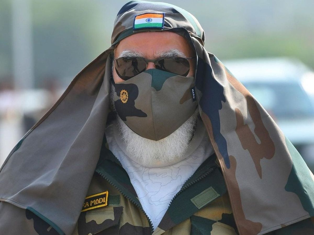 Indian Army Brat - A plea was filed at Prayagraj district court that stated  that the Indian Army uniform that PM Modi wore last year on his visit to  Kashmir is an
