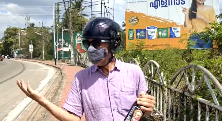 Kerala Police Made A Foreigner Throw Away 2 Bottles Of Liquor