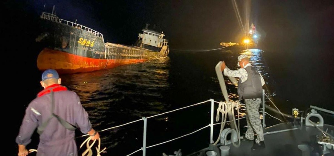 Abandoned 'Ghost Ship' Jin Shui Yuan 2 Found Floating Off The Coast Of ...