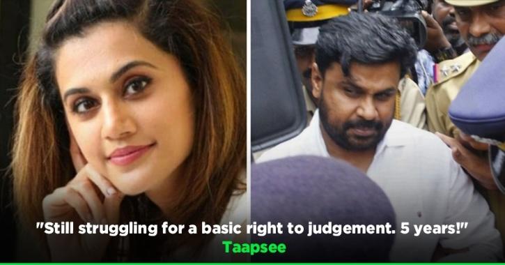 Taapsee Pannu Extends Support To Kerala Actress Sexual Assault Case Involving Actor Dileep