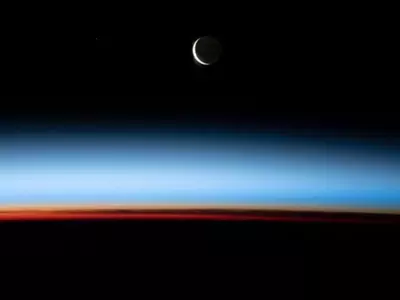 Earth's atmosphere from ISS