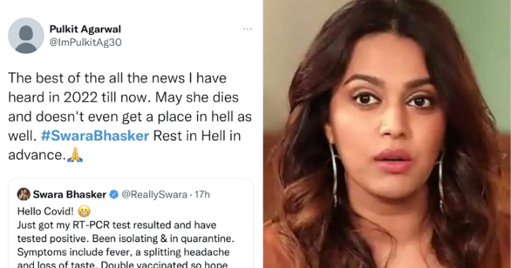 Man wishes for Swara Bhasker