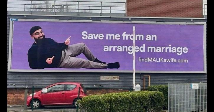 UK Man puts billboard in search of a wife 