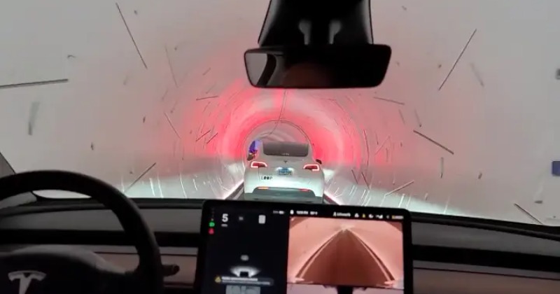 Elon Musk’s Boring Company Opened Tunnel For Public And There’s A Traffic Jam Already!