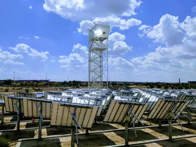 Solar-Powered Tower Makes Carbon-Neutral Jet Fuel Using Just CO2, Water, And Sunlight