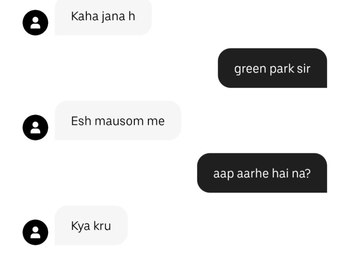 Delhi Woman S Hilarious Conversation With Uber Driver