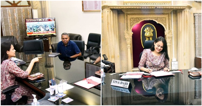 IAS Officer Tina Dabi Takes Charge As Collector In Rajasthan's ...