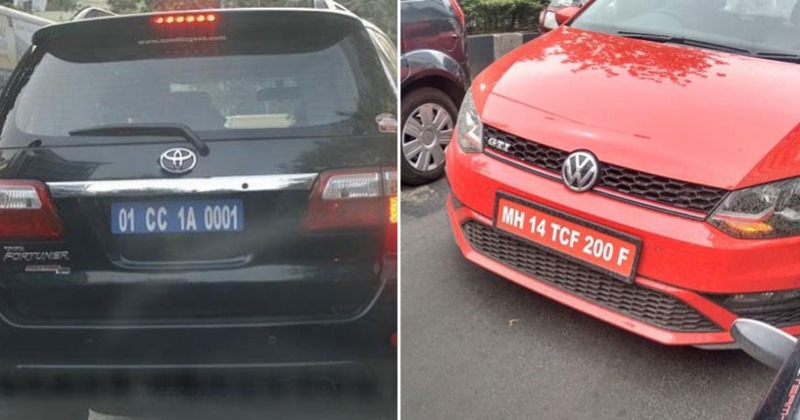 Different Number Plate Colours In India