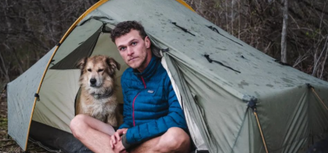 man dog walk world 7 years 