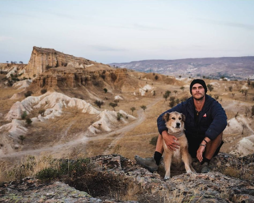 man and dog world walk seven years 