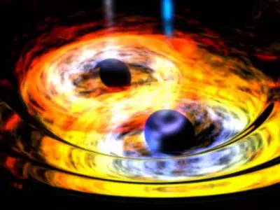A Rouge Merger Between Two Black Holes 'Kicked' The New Black Hole Far Away