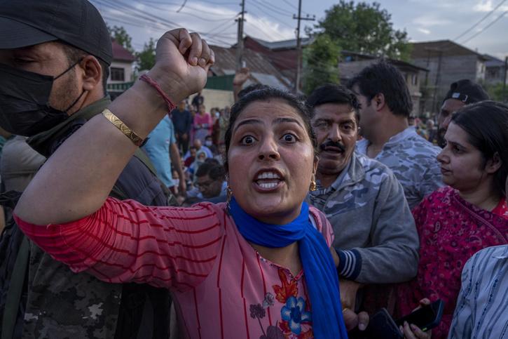 Kashmiri Pandits Protest