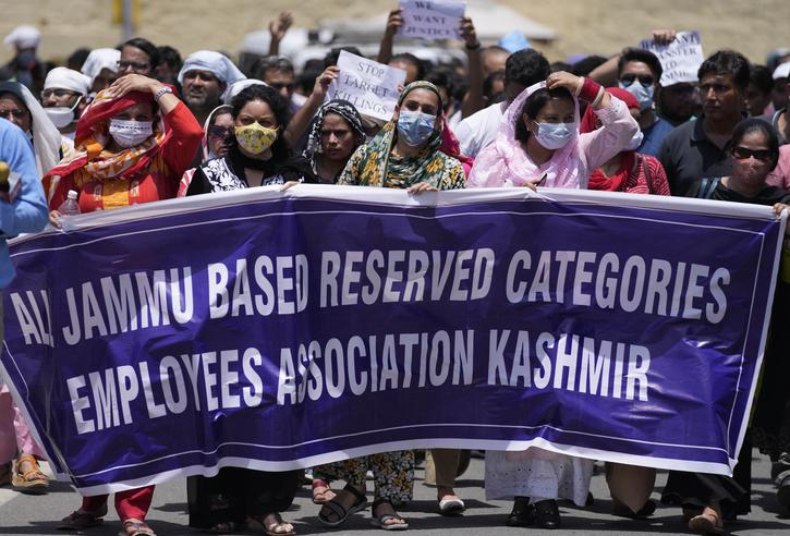 Kashmiri Pandits Protest