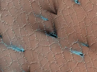 What Are These Icy 'Polygons' Recently Photographed On Mars' Surface?