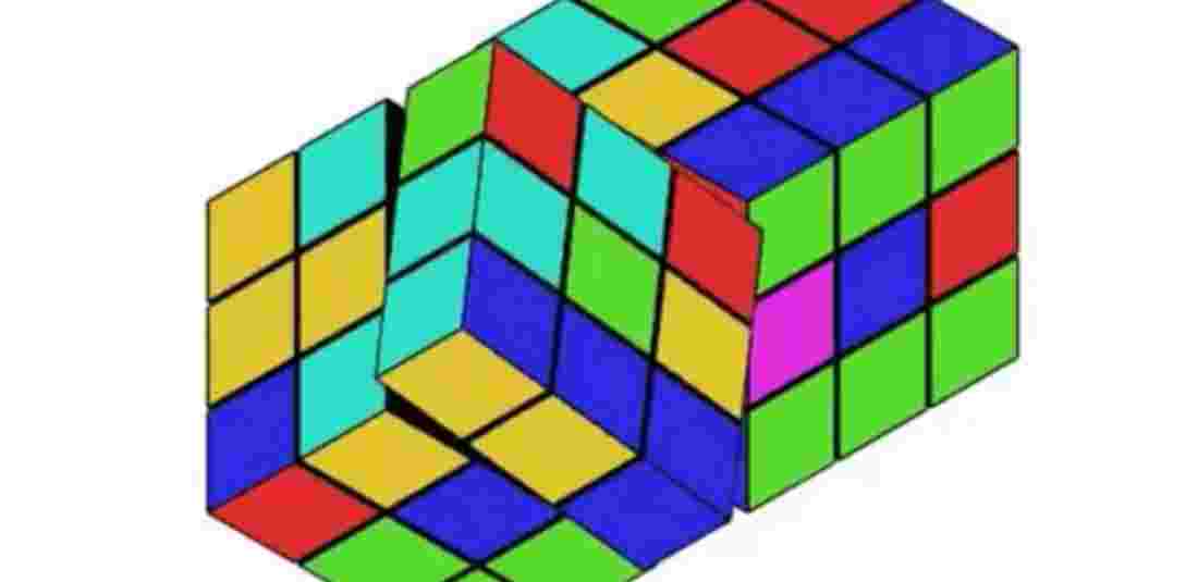 Rubik S Cube Optical Illusion