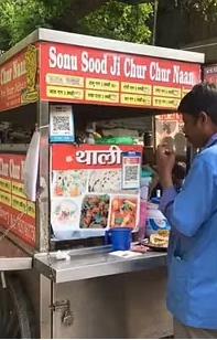 Sonu sood Help of Food Stalls