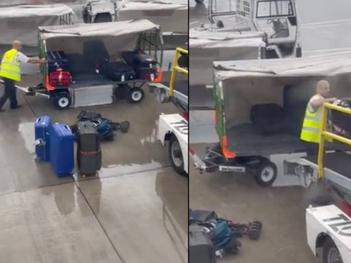 Passengers Just Had to Video This Baggage Handler as He Went About His Work  | Inc.com