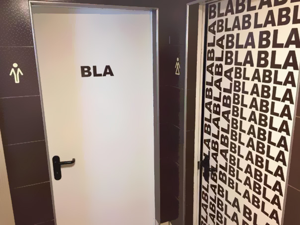 Creative and funny bathroom signs