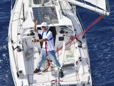 japanese 83 year old man sails solo across pacific ocean