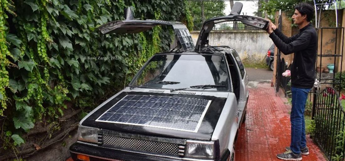 After Spending 11 Years On Research, Kashmir Teacher Invents Solar Electric Car