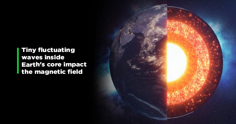 Scientists Discover Tiny Magnetic Waves Inside Earth's Core