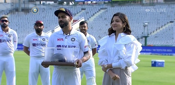 Anushka Sharma Joins Virat Kohli For His 100th Test Match Felicitation ...