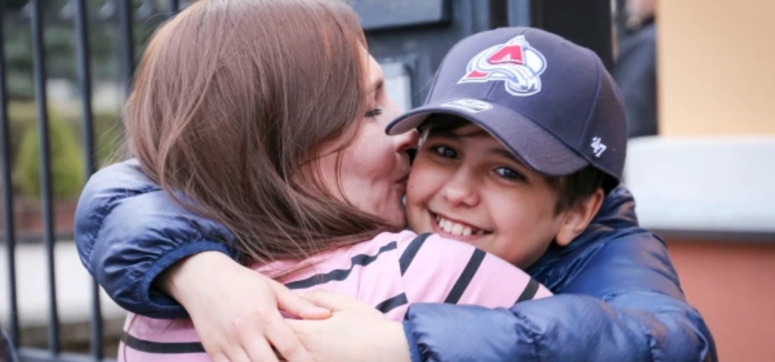 11YearOld Who Fled Ukraine Reunites With His Mother