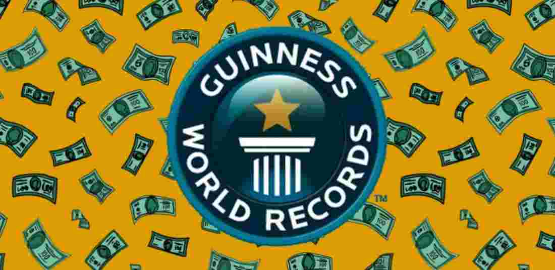 How much money do Guinness world record holder get?