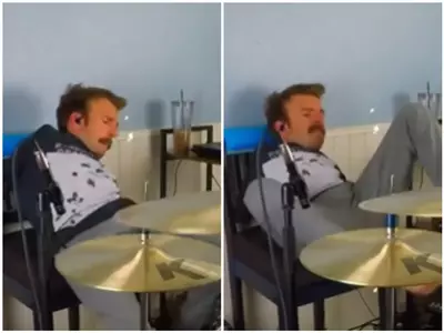 specially abled man plays drums flawlessly wins internet 
