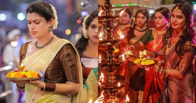 At This Kerala Temple's Annual Festival, Men Dress Up As Women For A Day