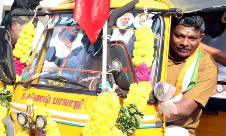 autorikshaw driver becomes mayor in Tamil Nadu 