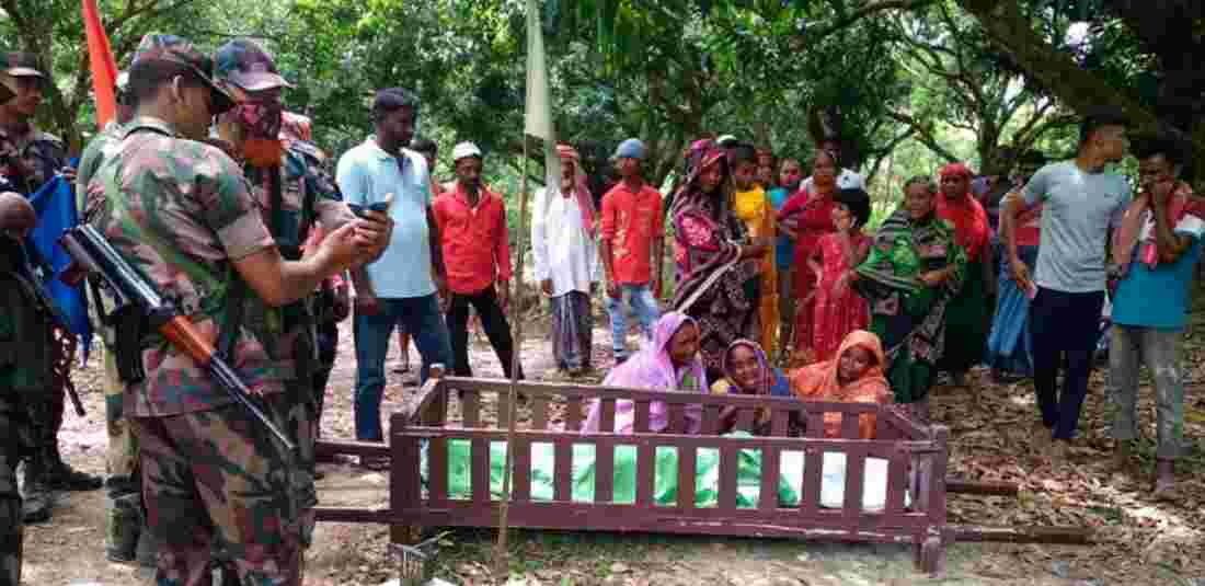 With the help of BSF, Bangladeshi daughter did her mother's last visit