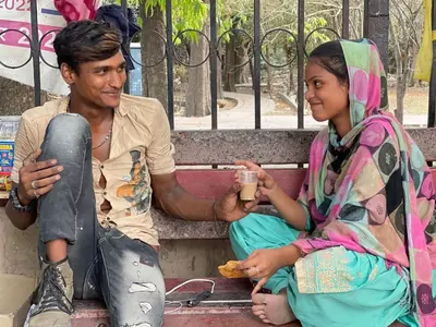 Delhi couple love story over chai winning hearts 