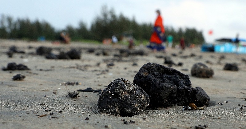 Goa Beach Goers Cautioned Against Walking Barefoot As Tar Balls ...