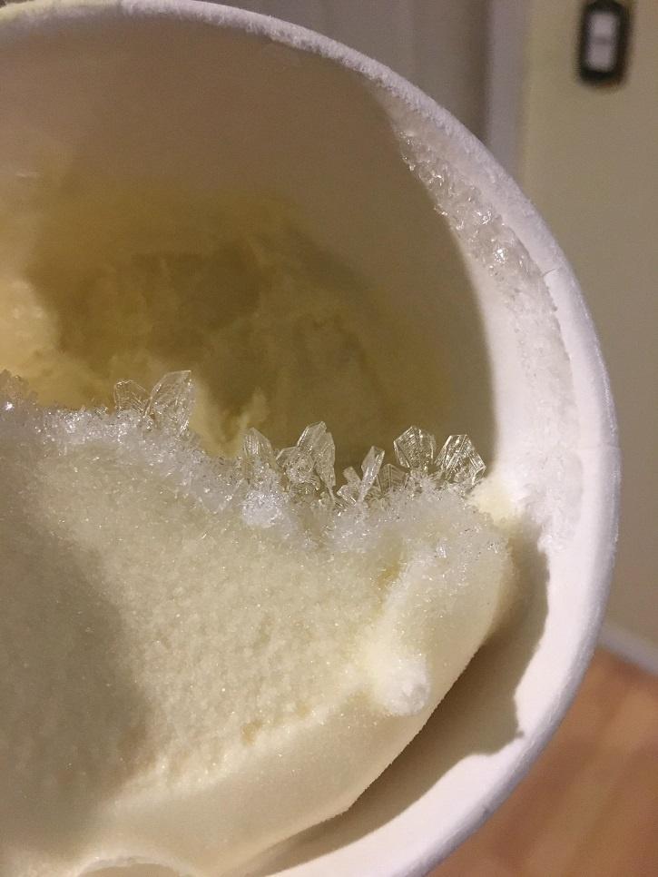 Why Ice Cream Has Ice Crystals