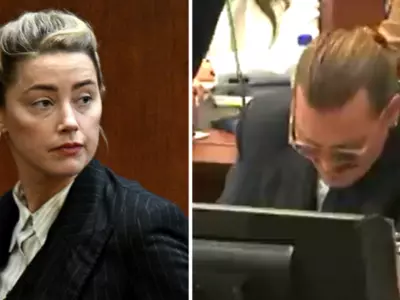 During the Johnny Depp and Amber Heard defamation trial on Tuesday, Depp was spotted smiling when Amber's lawyer did an impression of his voice. The moment is going viral on social media and many people have shared the clip online.