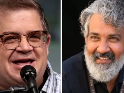 American stand-up comedian and actor Patton Oswalt is so impressed with RRR that he cannot stop recommending the SS Rajamouli movie to everyone. Calling the film insane, he said that the filmmaker shouldn't be allowed to make films. He added that he is lo