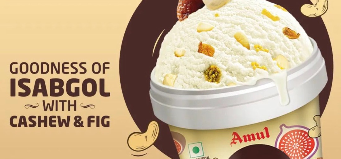 Amul Introduces Isabgol Ice Cream