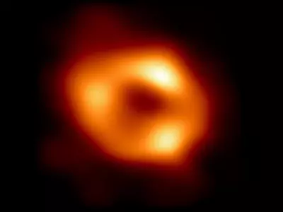 milky way galaxy black hole photo 