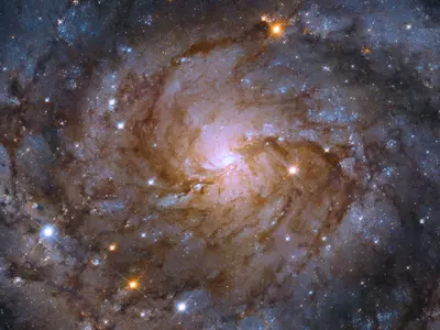 Hubble Telescope Takes Breathtaking Image Of Very Hard To Spot 'Hidden Galaxy'