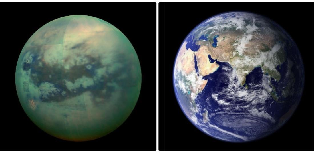 titan saturn moon has earth like features 