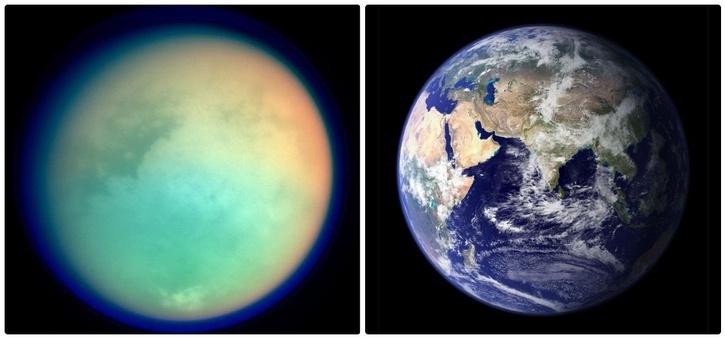 titan saturn moon has earth like features 