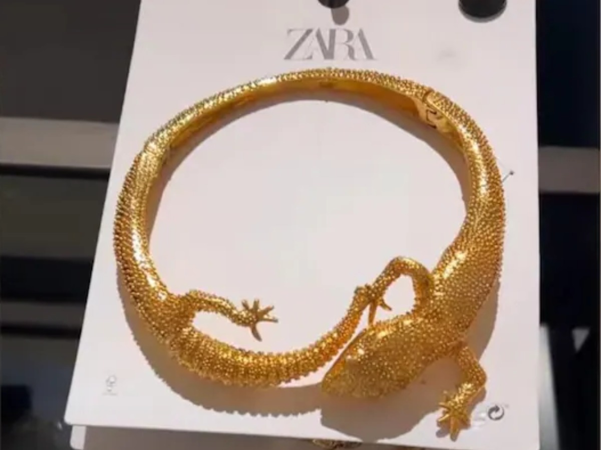 zara necklace lizard